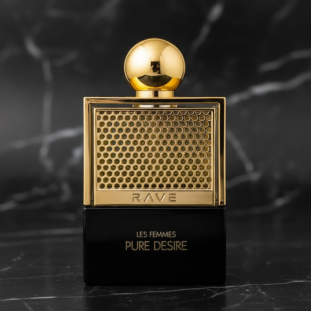 Lattafa Rave Pure Desire Gold by Lattafa Eau De Parfum Spray 3.4 oz (Women)