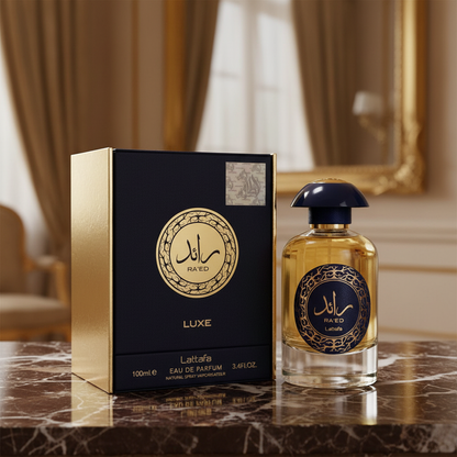Raed Luxe Gold by Lattafa Eau De Parfum Spray (Unisex) 3.4 oz (Women)