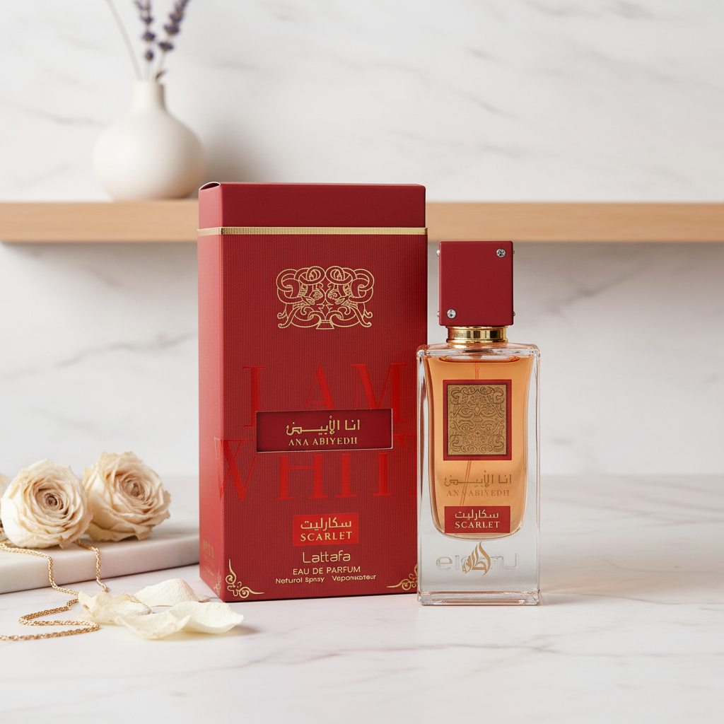 Ana Abiyedh I Am White Scarlet by Lattafa Eau De Parfum Spray (Unisex) 2.0 oz (Men)