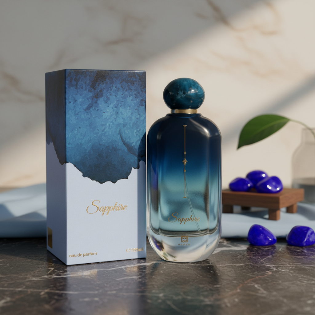 Ahmed Al Maghribi Sapphire by Ahmed Al Maghribi Eau De Parfum Spray 3.38 oz (Men)