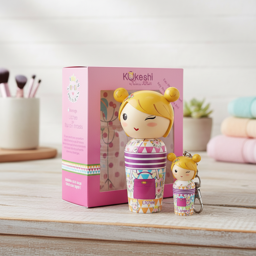 Kokeshi Litchee by Kokeshi Eau De Toilette Spray with Key Ring 1.7 oz (Women)