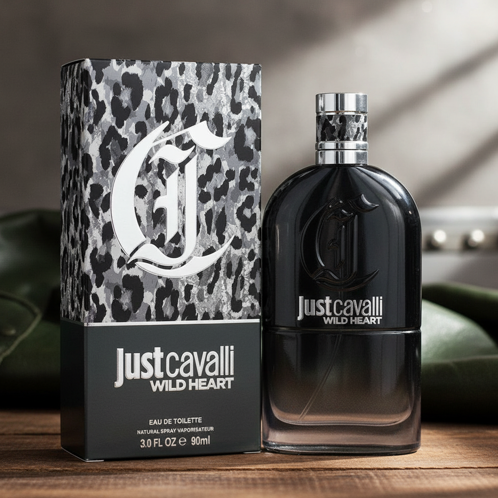 Just Cavalli Wild Heart by Cavalli Eau De Toilette Spray 3.0 oz (Men)