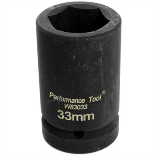 Wilmar Corp. / Performance Tool 1" DR Budd Wheel Socket 33MM