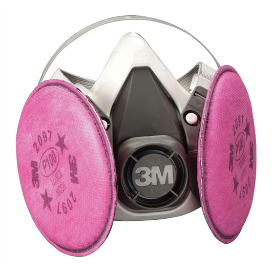 3m respirator half mask p100 large