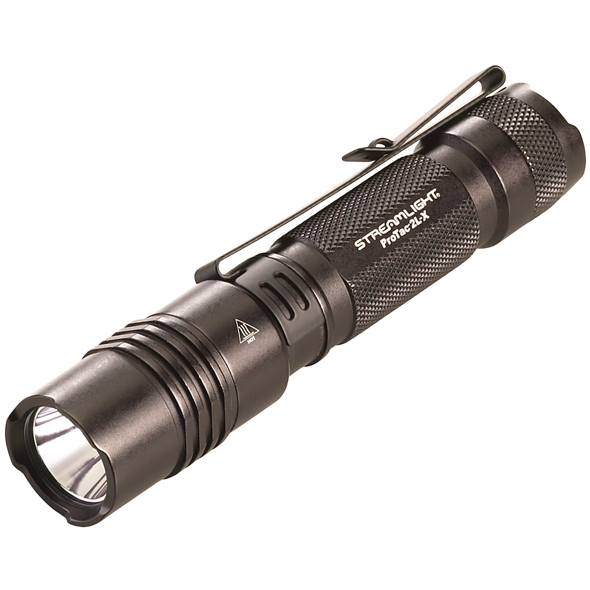 Streamlight 500 Lumen ProTac 2L-X Flashlight - Includes (2) CR123A lithium batteries and holster - Clam - Black