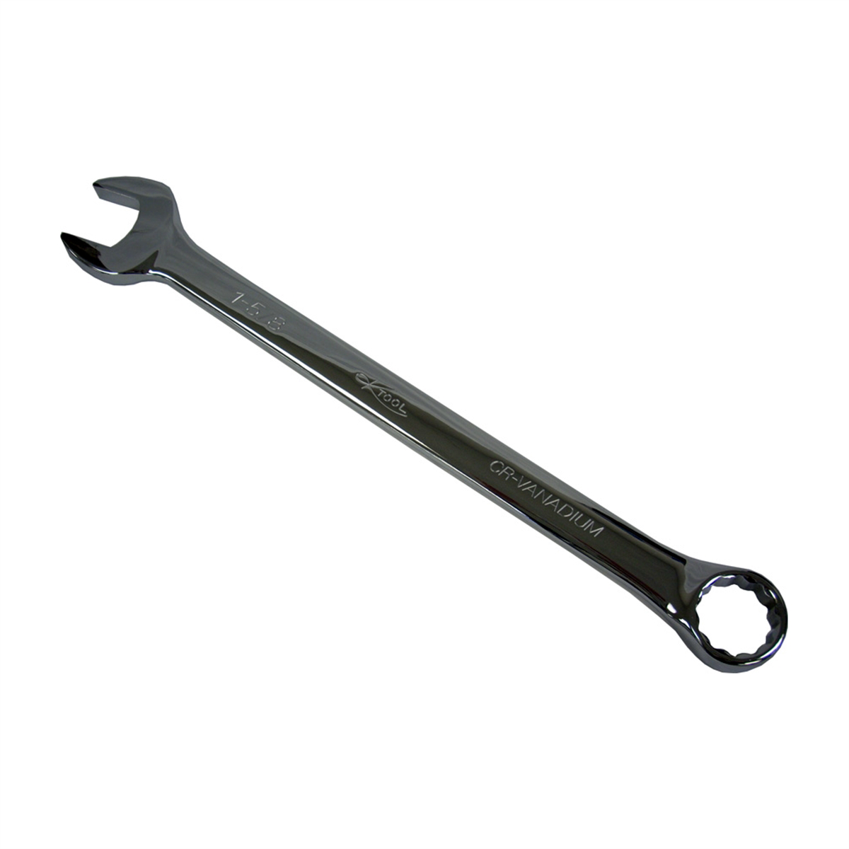 K Tool International Wrench 1-5/8 Inch Combination 12 Point 15 Degree High Polish