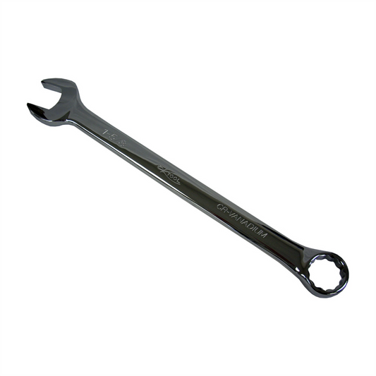 K Tool International Wrench 1-5/8 Inch Combination 12 Point 15 Degree High Polish
