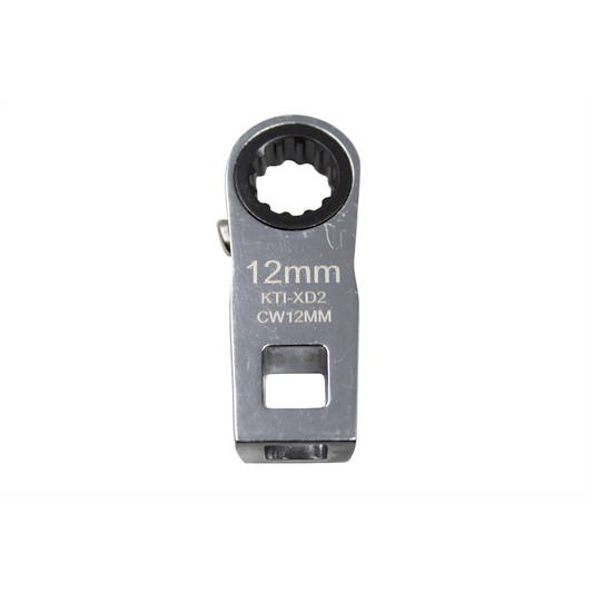 K Tool International Ratcheting Crowfoot Wrench 12mm 3/8 Inch Drive