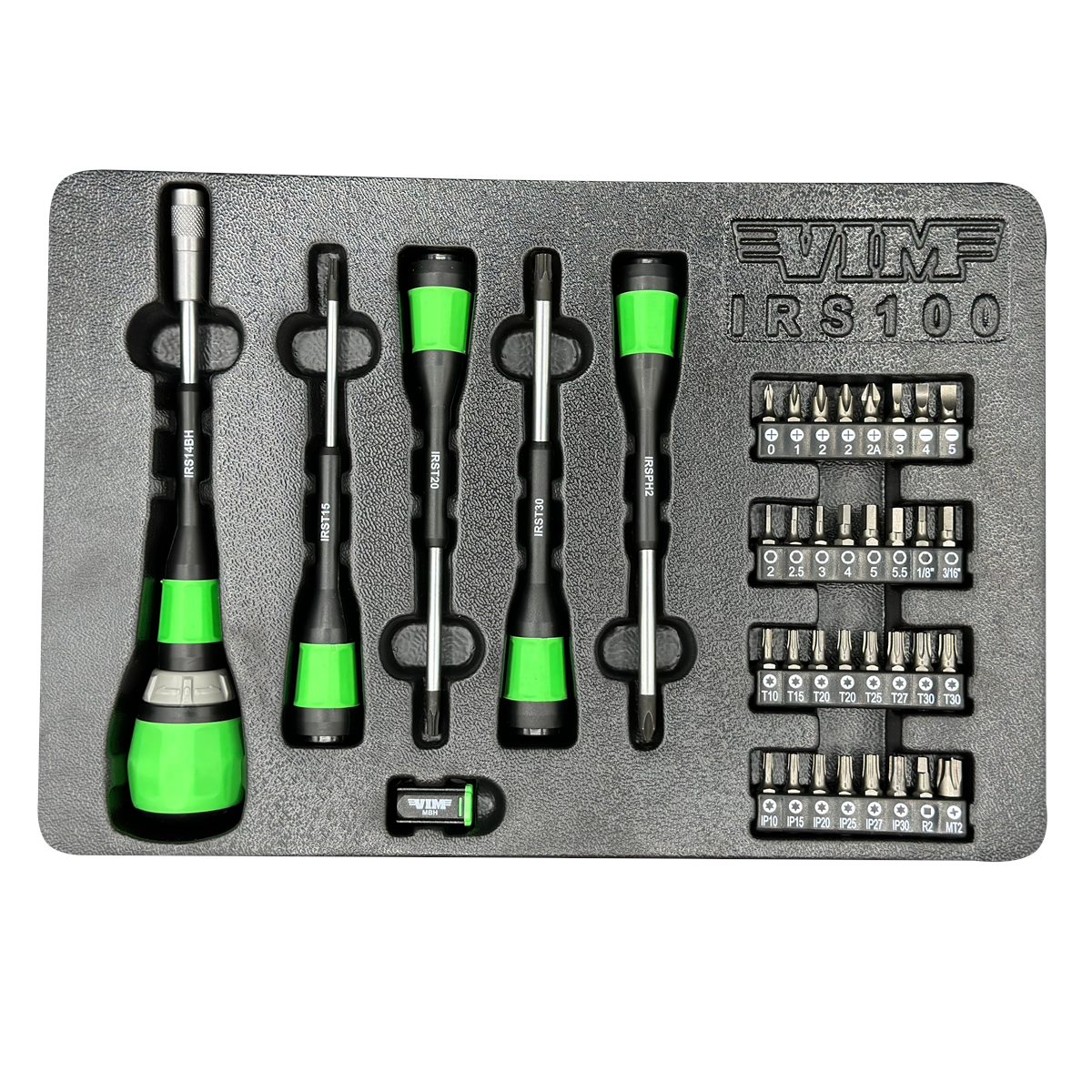 VIM Tools 39 Piece Interchangeable Ratcheting Screwdriver Master Set
