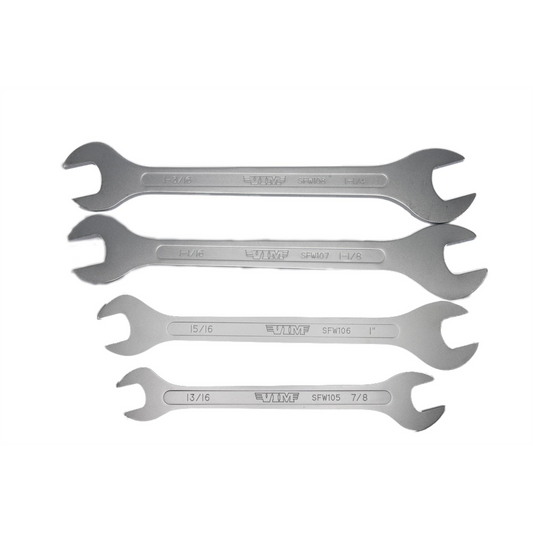 VIM Tools 4 Piece Large Flat Wrench Extension Set - SAE