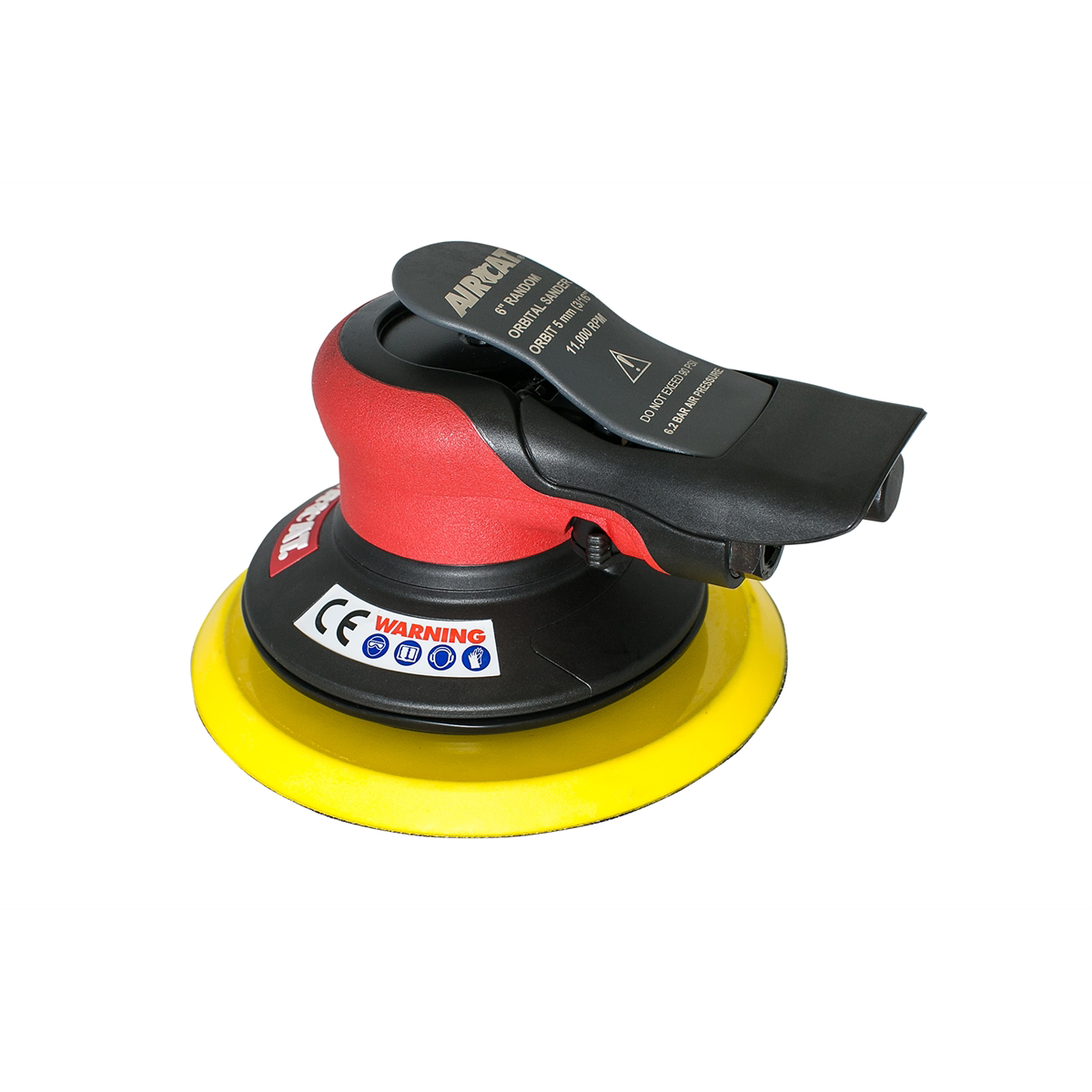 AirCat 6 Inch Composite 5MM Non-Vac Orbital Palm Sander