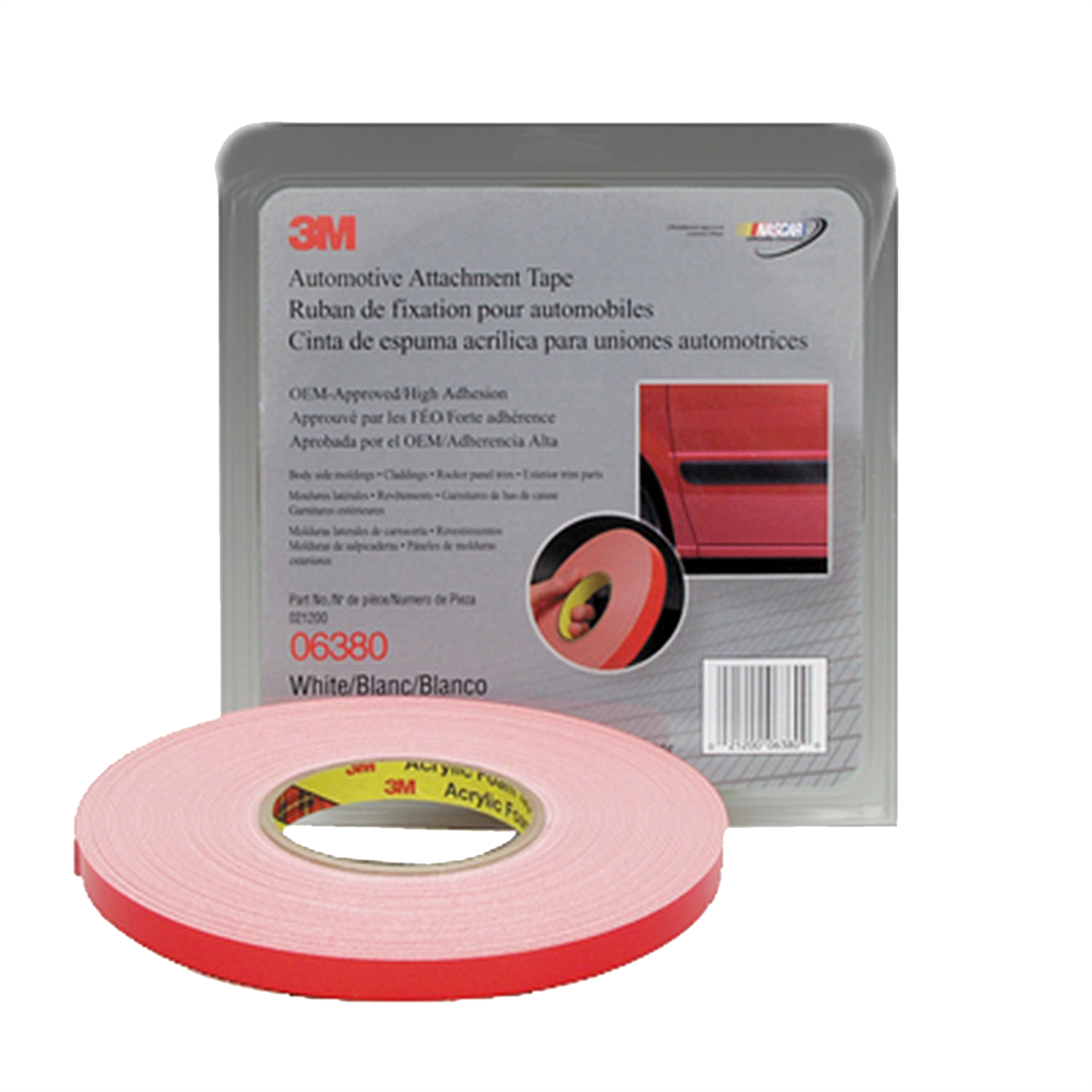 3m foam double sided tape 1/2 x 20yd (white)