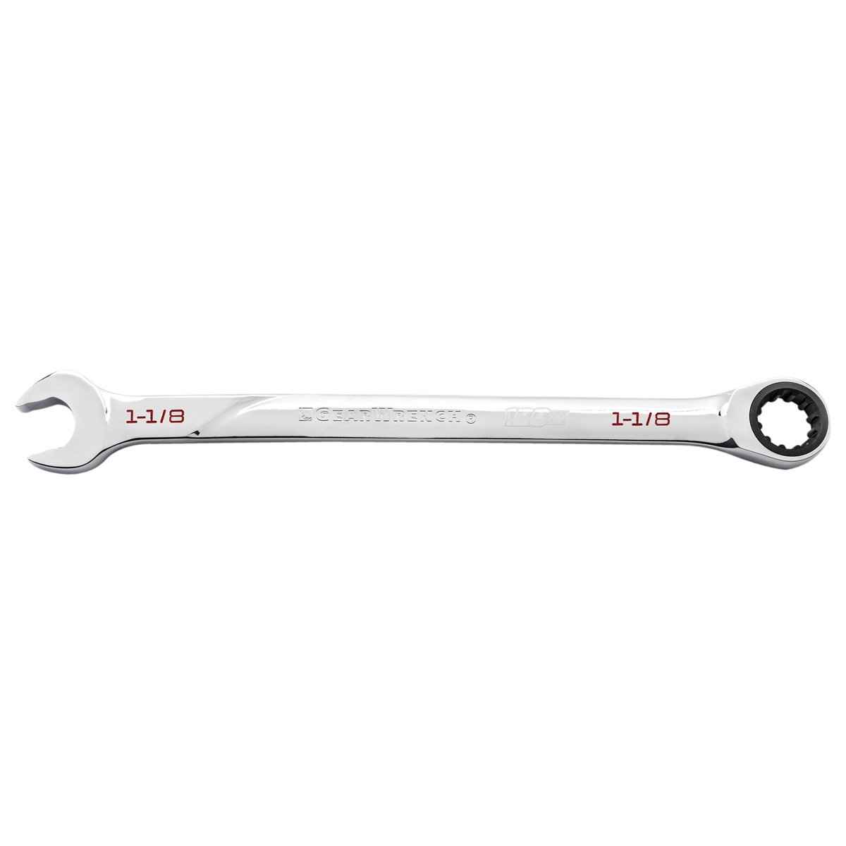 GearWrench 1-1/8 Inch 120XP Universal Spline XL Ratcheting Combination Wrench