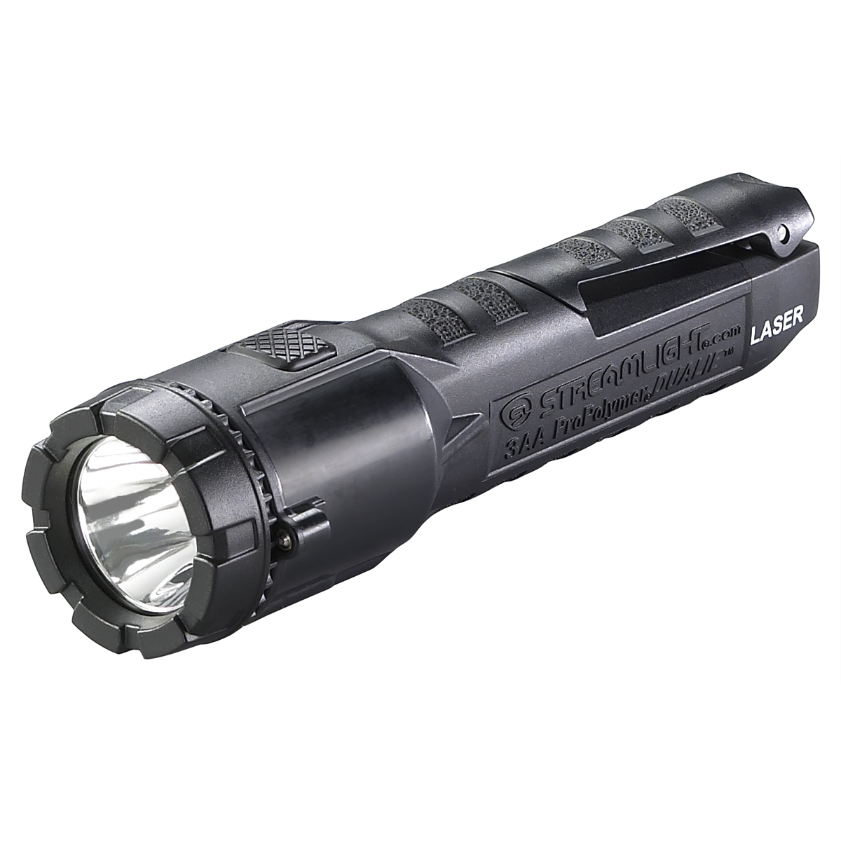 Streamlight 150 Lumen Dualie 3AA Laser Flashlight - Includes (3) "AA" Alkaline batteries - Clam - Black