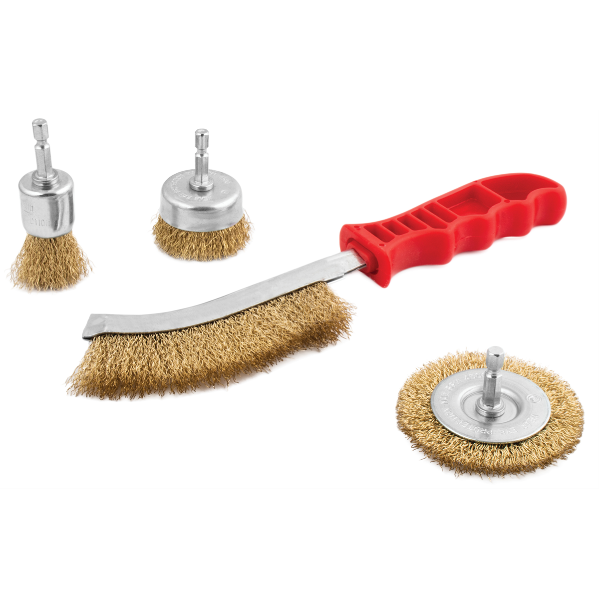 Titan 4 pc. Crimped Wire Brush Assortment