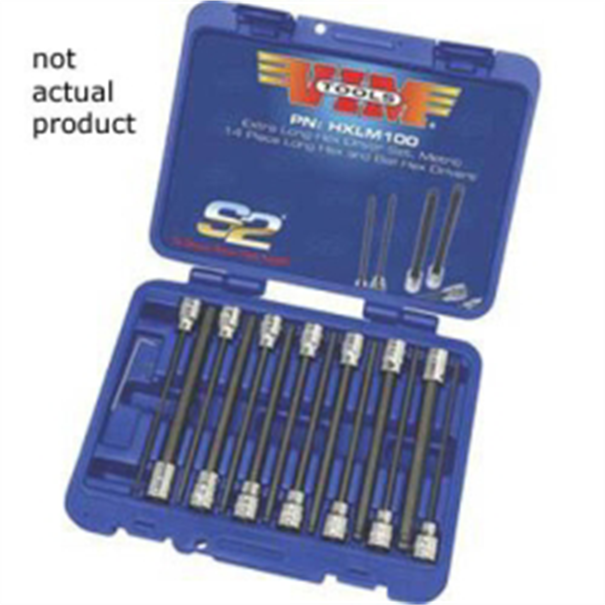 VIM Tools 4 mm Hex Blade, 3/8 Square Drive Holder, 6 Inch OAL