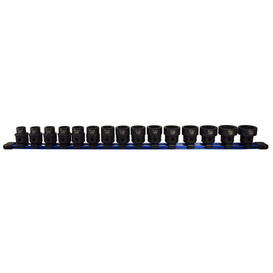 Astro Pneumatic 15PC 1/2" DRIVE NANO IMPACT SOCKETS - METRIC