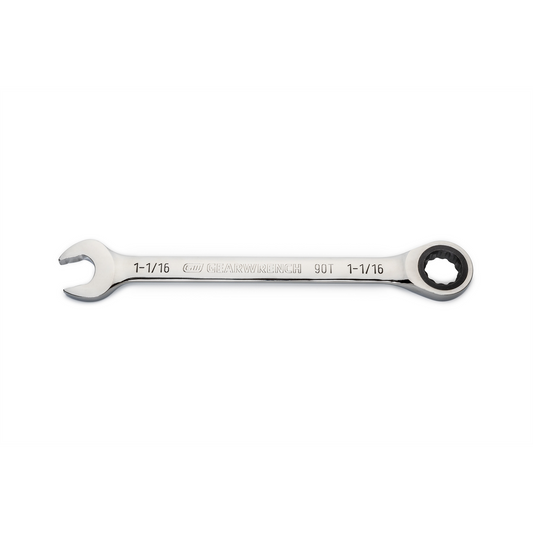 GearWrench 1-1/16 Inch 90-Tooth 12 Point Ratcheting Combination Wrench