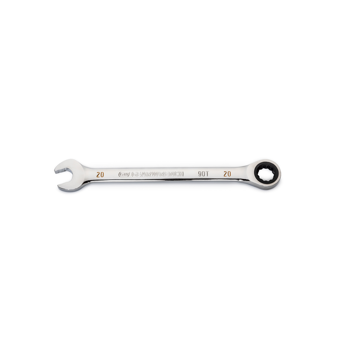 GearWrench 20mm 90-Tooth 12 Point Ratcheting Combination Wrench