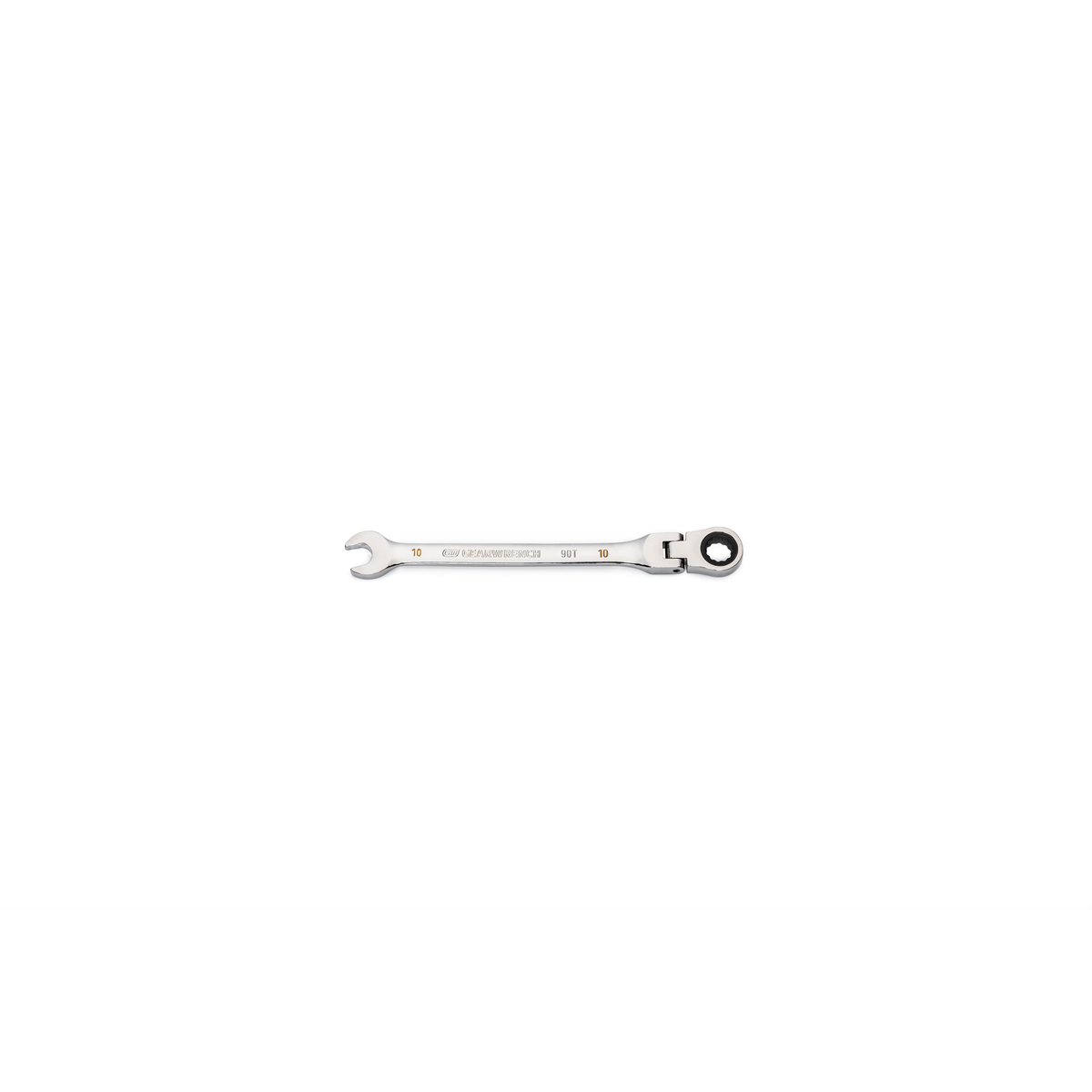 GearWrench 10mm 90-Tooth 12 Point Flex Head Ratcheting Combination Wrench