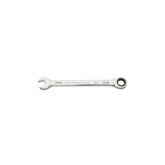 GearWrench 11/16 Inch 90-Tooth 12 Point Ratcheting Combination Wrench