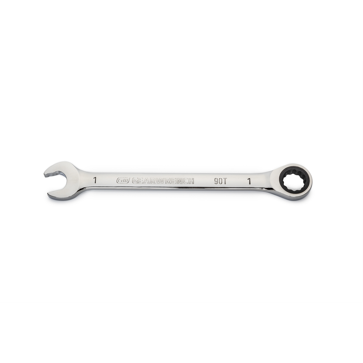 GearWrench 1 Inch 90-Tooth 12 Point Ratcheting Combination Wrench