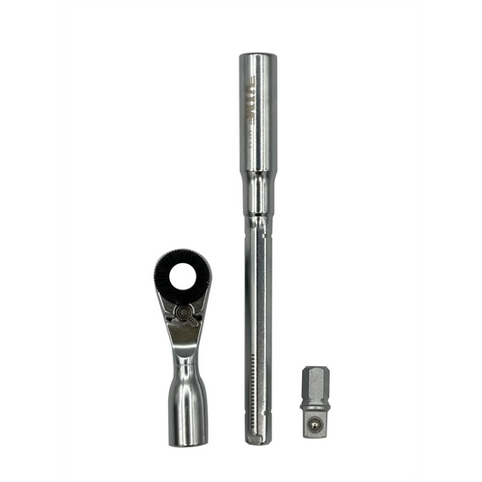 VIM Tools 3 Piece 1/4 Inch Drive Nano Ratchet Kit