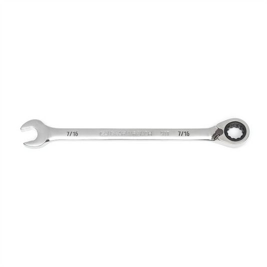 GearWrench 7/16 Inch 90-Tooth 12 Point Reversible Ratcheting Wrench