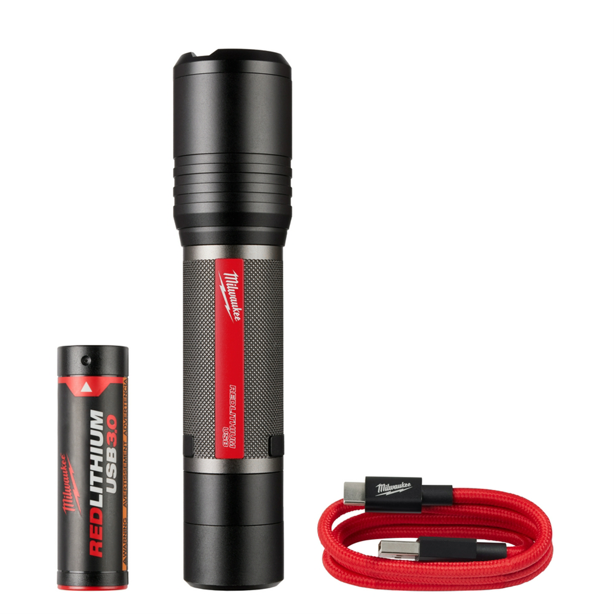 Milwaukee Tool REDLITHIUM USB 2000L Slide Focus Flashlight