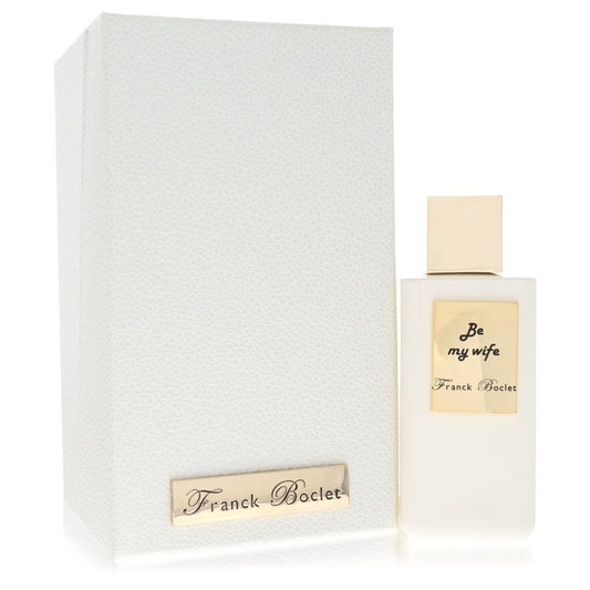 Franck Boclet Be My Wife by Franck Boclet Extrait De Parfum Spray (Unisex) 3.3 oz (Women)