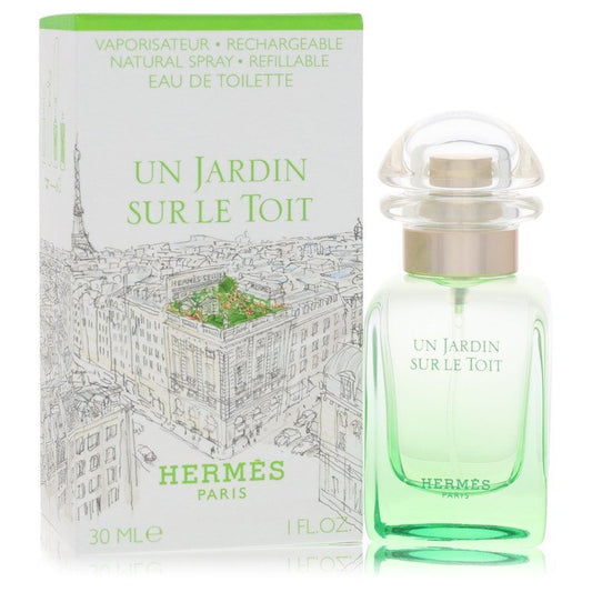 Un Jardin Sur Le Toit by Hermes Eau De Toilette Spray 1.0 oz (Men)