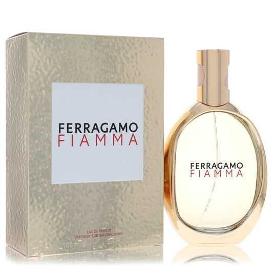 Salvatore Ferragamo Fiamma by Salvatore Ferragamo Eau De Parfum Refillable Spray (Unisex) 3.4 oz (Women)