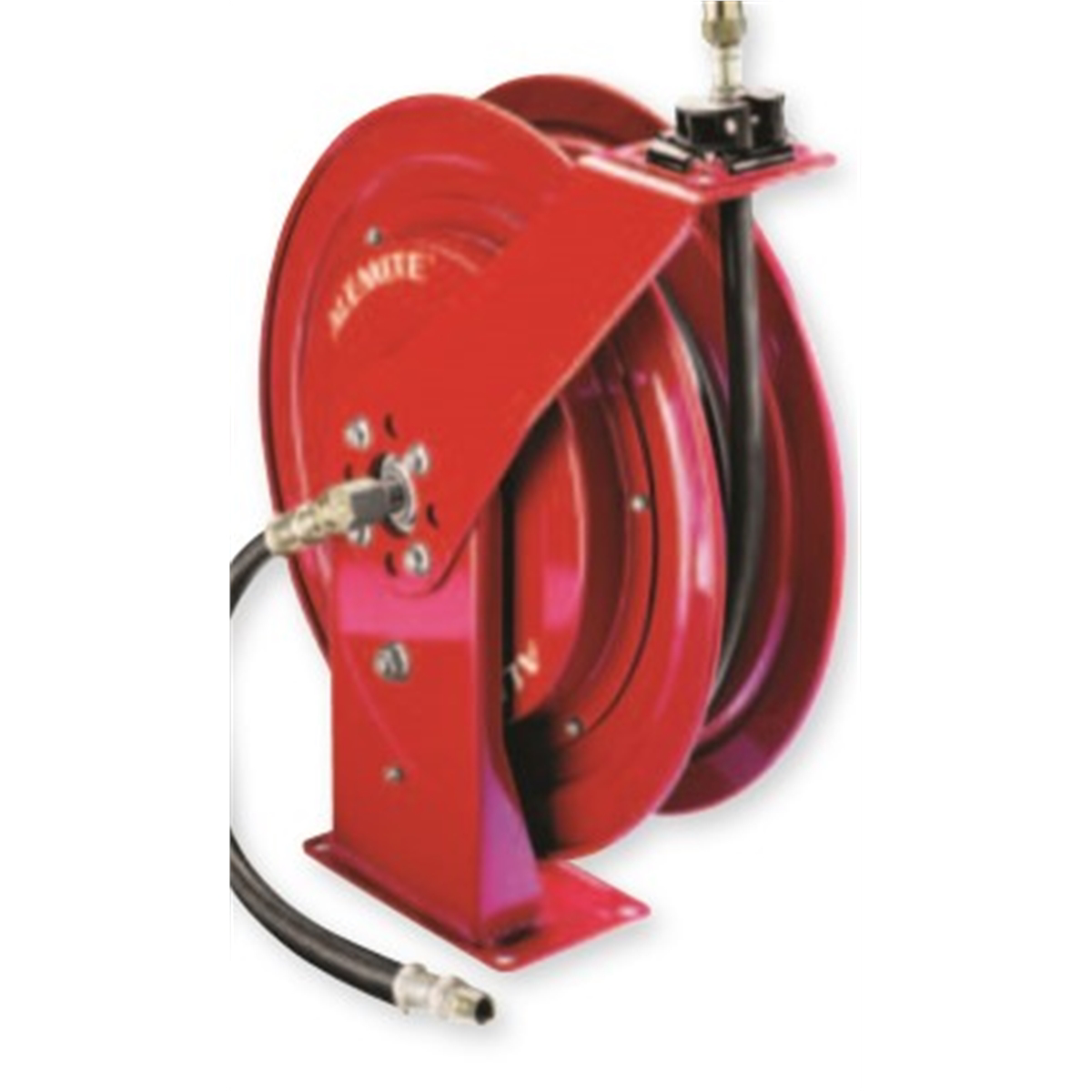 Alemite Hose Reel, 1/4" x  50' Hose - Grease