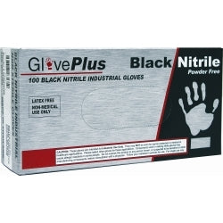 Ammex Corporation XXL GlovePlus P/F Txtred BLACK Nitrile Gloves