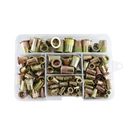 Astro Pneumatic 120pc Steel Rivet Nut Assortment - SAE