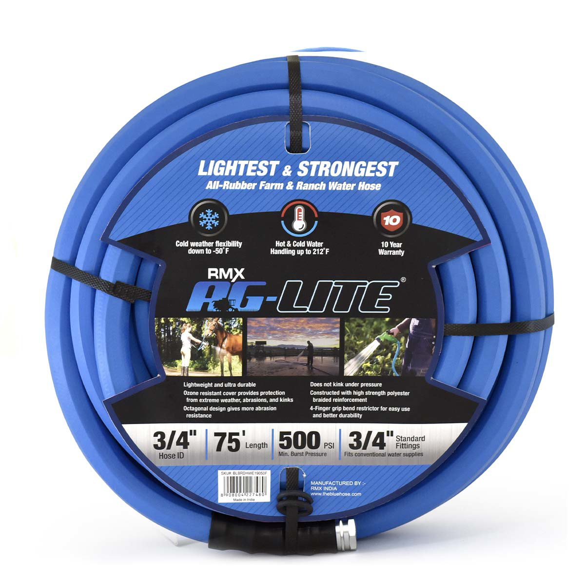 BluBird BluBird AG-Lite BSAL3475 Rubber Hot & Cold Water G