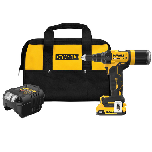 DeWalt 20V MAX* XR Brushless Cordless 3/16" Rivet Tool Kit
