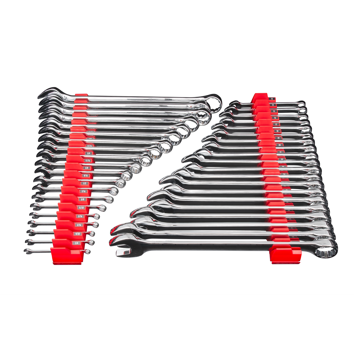 Ernst Mfg. 40 Tool Modular Wrench Organizer with Magnetic Mount