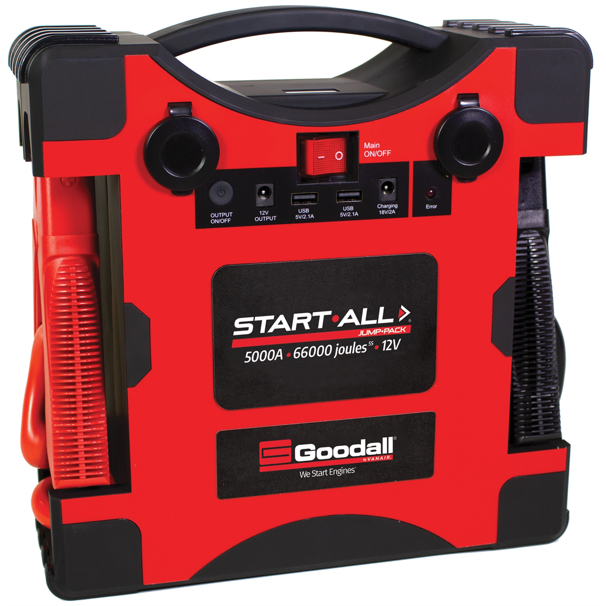 Goodall Manufacturing START-ALL Jump Starter 5000A 60000 Joules 5S 12V