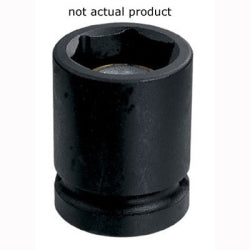 Grey Pneumatic SOC 1/4 3/8D IMP MAG 6PT BLK