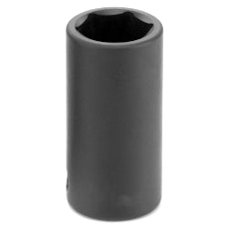 Grey Pneumatic 3/8" DR 18MM SEMI-DEEP 6PT IMPACT SOCKET