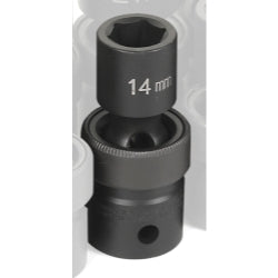 Grey Pneumatic SOC 14MM 1/2D IMP UNIV 6PT