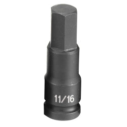 Grey Pneumatic SOC 11/16 1/2D IMP HEX