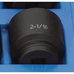 Grey Pneumatic SOC 2-1/16 3/4D IMP 6PT