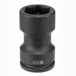 Grey Pneumatic SOC 41MM 3/4D BDD WHL IMP SQ 6PT BLK
