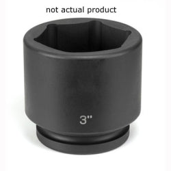 Grey Pneumatic SOC 1-7/16 1"D IMP 6PT BLK