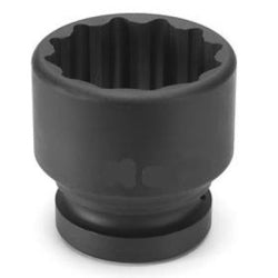 Grey Pneumatic SOC 1" 1"D IMP 12PT BLK