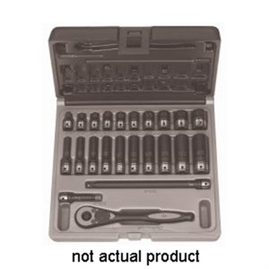 Grey Pneumatic 1/4" Drive x 5/16" Deep Duo Socket - 6 Point