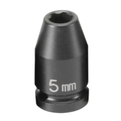 Grey Pneumatic SOC 5MM 1/4D IMP 6PT