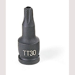 Grey Pneumatic 1/4" Dr x TT27 Tamper Proof TORX Driver